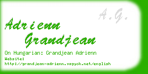 adrienn grandjean business card